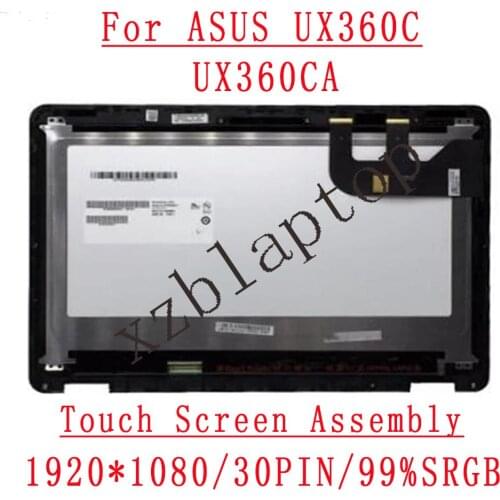 13.3'' LCD For ASUS ZENBOOK UX360CA UX360C LCD Screen+Touch Digitizer Assembly B133HAN02.7 1920*1080 or LP133YL04 3200*1800