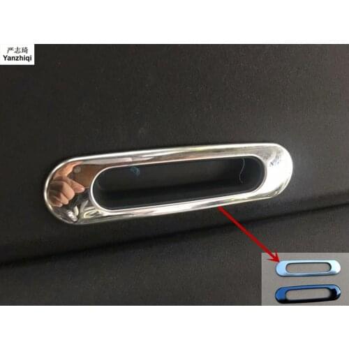 Stainless steel 1pc Skylight handle decorative frame car stickers For Hyundai Kona Encino 2018 2019 Car Stying