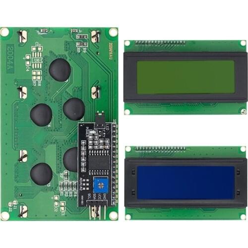 1PCS LCD2004+I2C 2004 20x4 2004A Blue / Yellow Green screen HD44780 for arduino Character LCD/IIC/I2C with I2C Adapter Module