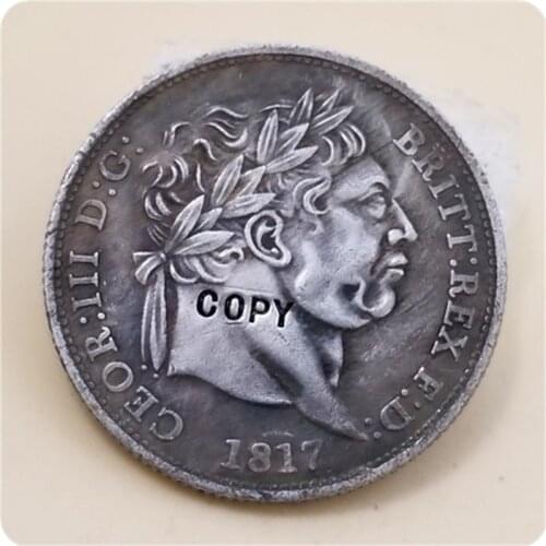 1817 United Kingdom 1 Shilling - George III COPY COIN