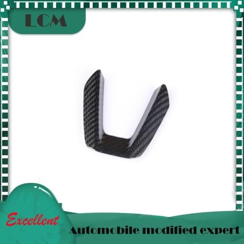 2017 Up For-Mazda 3/2017 Up CX-3/ 2017 Up CX-5/CX-8/CX-9 Carbon Fiber Steering Wheel Trim Cover