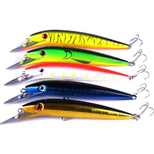 5PCS 19.7cm 45g Wobbler Fishing Lure Big Crankbait Minnow Peche Bass Trolling Artificial Bait Pike Carp lures