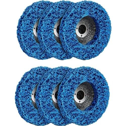 Promotion! 6 Pcs Paint Stripping Disc Wheel Rust Stripper Strip Discs for 100mm Angle Grinder for Wood Metal Fiberglass Products