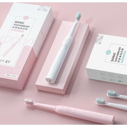 Ultra Sonic Seago Rechargeable Electric Toothbrush Sonic Toothbrush Type C 5 Modes Supercharged Smart LED Indicator Adult IPX7