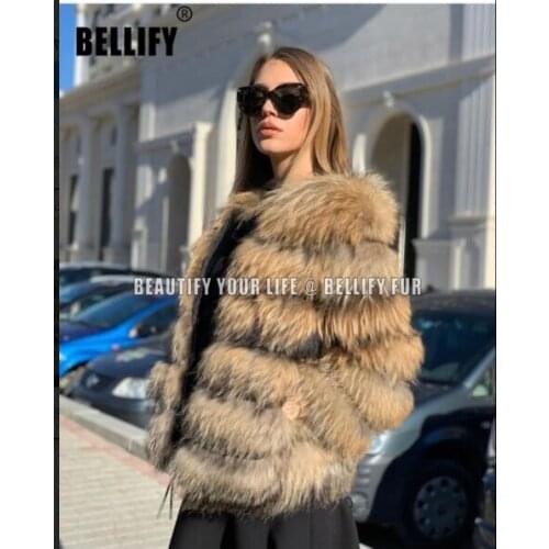 Brand famous Luxury natural raccoon Fur coats outerwear Amazing Fabulous Winter warm genuine fur jackets
