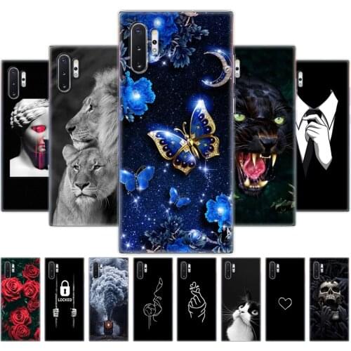 Cover Phone shell Cases For Samsung Galaxy Note 10 Note10 Cover Case TPU Funda For Samsung Note 10 plus Phone Case