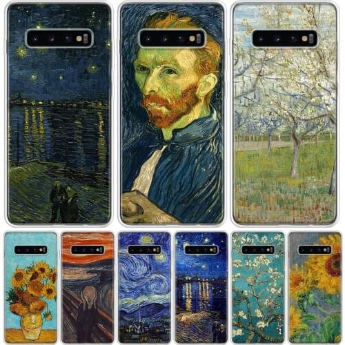 Van Gogh oil painting Cover Phone Case For Samsung Galaxy S10 S20 Ultra Note 10 9 8 S9 S8 J4 J6 J8 + Lite Plus Pro S7 Coque