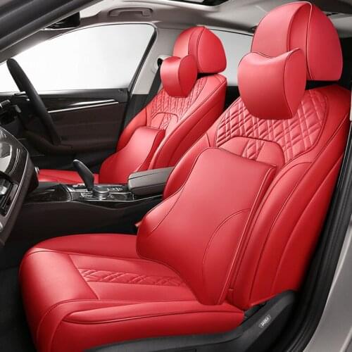 Custom cowhide car seat cover for Land Rover Discovery 3 4 5 Sports Evoque FreeLander 2 Range Rover Sport velar car accessories