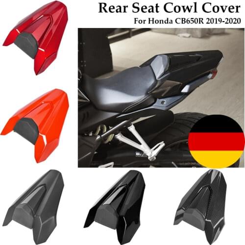 For Honda CBR650R CB650R 2019 2020 Motorcycle Pillion Rear Passenger Seat Back Cover Cowl Fairing CB650 R Tail Seat Cover Carbon
