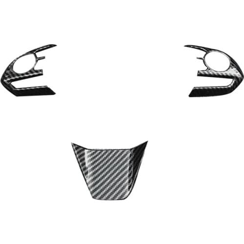 For Toyota Harrier Venza XU80 2020 2021 Steering Wheel Panel Cover Bezel Trim Decor Sticker