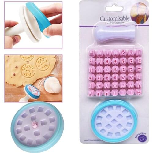 Cookie Mold Biscuit 26 Alphabet Number Letter Cake Mold Chocolate Mold Stamps Biscuits Children Toys Movable Type Chapter JU0151