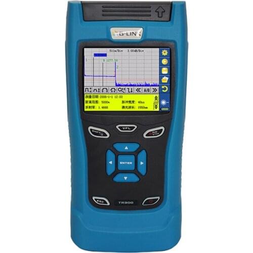 G-LINK TR306 Fiber Optical OTDR Tester 1310/1550+VFL 32/30dB handheld OTDR Optical Time Domain Reflectometer 3MW VFL By DHL