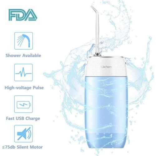 Oral Irrigator Dental Portable Water Flosser USB Fast Rechargeable Dental Water Flosser IPX7 Irrigator for Teeth Cleaning 2021