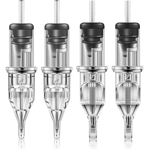 13M1 Premium Clear Cartridge Needles Round Magnum 0.35 mm Original Cartridge Needles For Tattoo Machine Pen Tattoo Grip