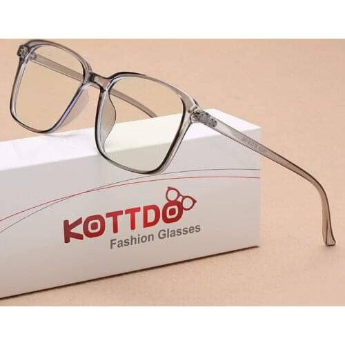 Classic Vintage Anti-Blue Light Square Eyeglasses Fashion Men and Women Optical Myopia Plastic Glasses Frame Computer Eyewear