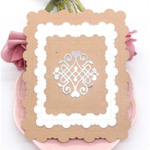 KLJUYP Clouds Edge Nesting Frame Metal Cutting Dies for Scrapbooking/photo album Decorative Embossing Paper Card