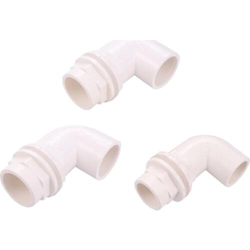 ID 20/25/32mm 90 Degree Elbow PVC Connector Garden Agricultural Greenhouse Irrigation Pipe connection Joints Aquarium Supplies