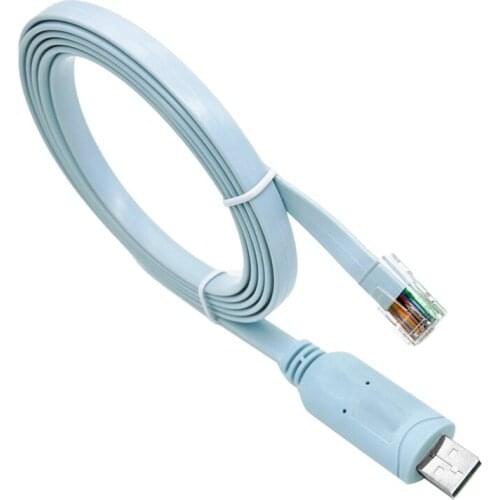 GTBL USB RJ45 Console Cable 6ft FTDI Windows 8, 7, Vista, MAC, Linux RS232