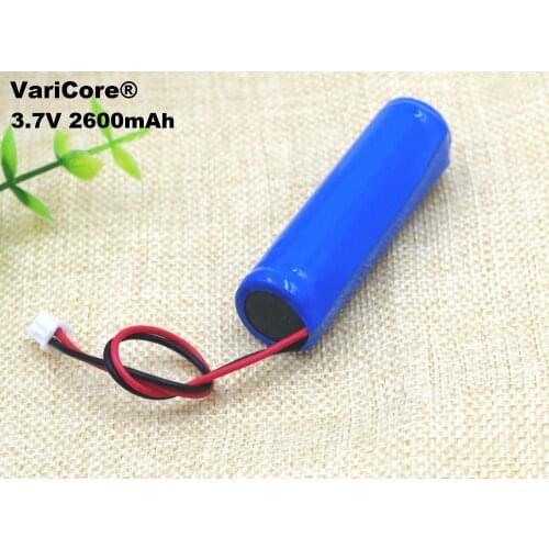 3.7V 18650 Lithium Battery Pack 2600mAh Fishing LED Light Bluetooth Speaker 4.2V Emergency DIY batteries+ Protection