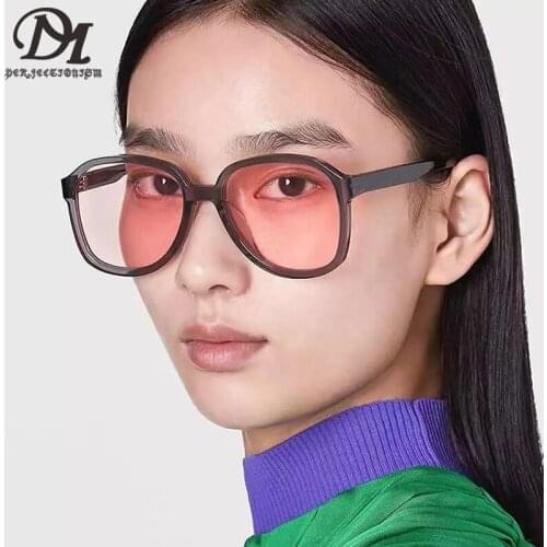 DM PERFECTIONISM Retro Big Frame Sunglasses Luxury Brand Designer Fashion Personality Sunglasses