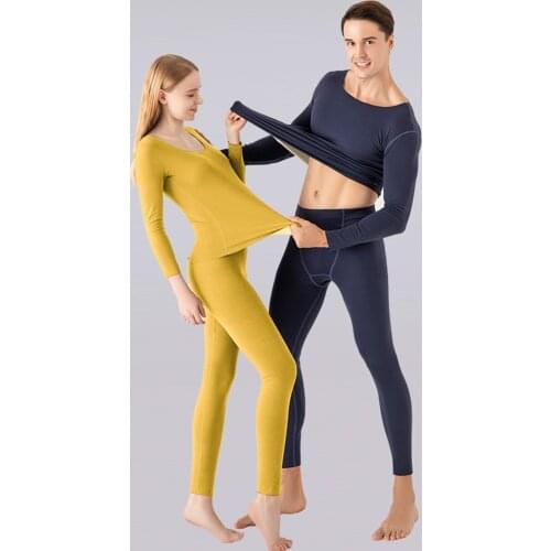 New Thermal Underwear For Men And Women Winter Clothes For Women Lingerie Set Womens Warm Long Johns Men Thermal Set Compression