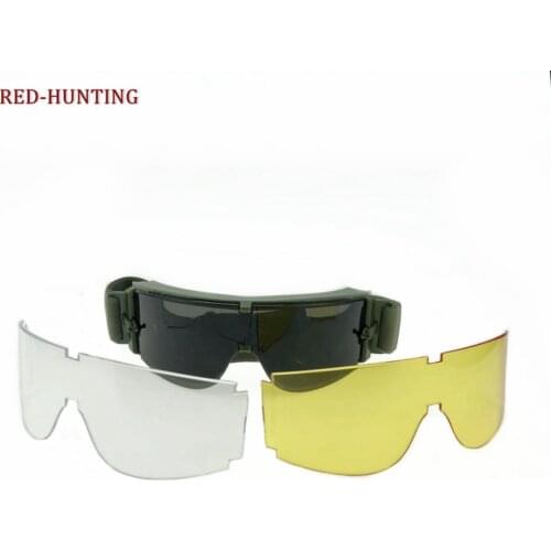 OD Green Military Airsoft X800 Tactical Goggles USMC Tactical Sunglasses Glasses Army Paintball Goggles