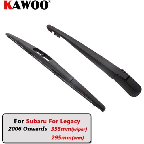 KAWOO Car Rear Wiper Blades Back Window Wipers Arm For Subaru For Legacy Hatchback (2006 Onwards) 355mm Auto Windscreen Blade