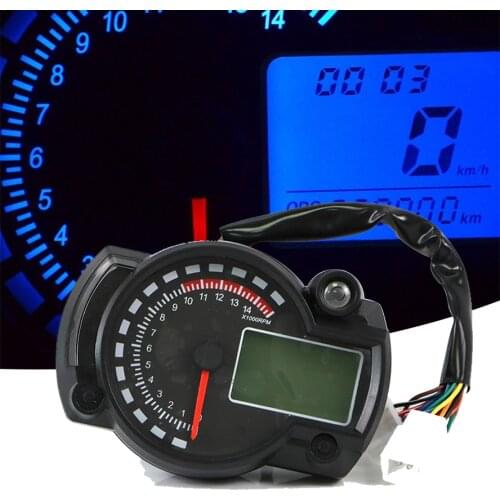 7 Colors Motorcycle Speedometer LCD Digital Odometer for RX2N MAX 299KM/H Moto Dashboard Motorcycle Speedometer Meter