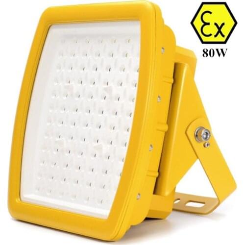 UL ATEX anti explosive led light 80W AC110v 220v 230v 240v ATEX explosion proof 80w LED light replace 250w hps metal halide