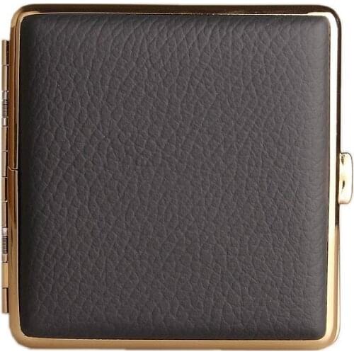 Yooap Portable Card Case Leather High-end Fine Cigarette Box Exquisite Gift Box Mens and Womens Pop Mens Gadgets