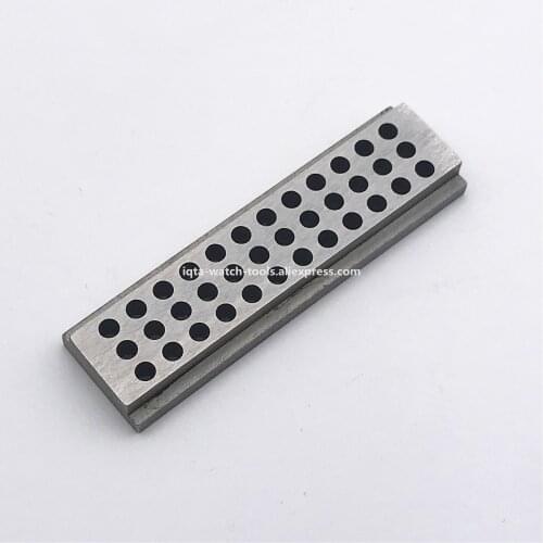 Bergeon 1902 Watchmakers Riveting Stake Block 36 Holes Hardened Steel 0.5-2.5mm