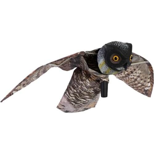 1pc Fake Owl Ornament Scarecrow Predator Decoy Pest Repellent For Scaring Away Birds And Pests Yard Garden Decor