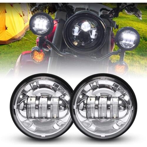 2pcs 4.5 inch Motorcycle Led Fog Light DRL Led Fog Angel Eyes 30W Round Waterproof 4 1/2 Auxiliary Passing Lamp for motorcycles