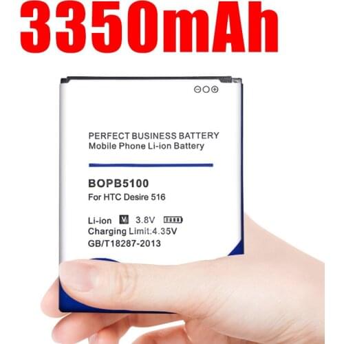 3350mAh BOPB5100 B0PB5100 Battery For HTC Desire 516 D516d htc516 D516w 316 D316d Battery