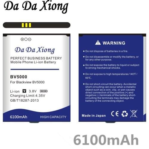 Da Da Xiong 6100mAh BV5000 Battery for Blackview BV5000 Battery