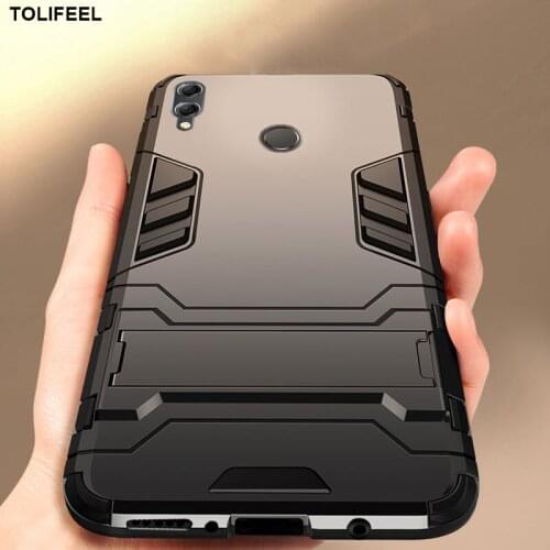 Case For Huawei Y9 2019 Silicone Cover Anti-Knock Hard PC Robot Armor Slim Phone Back Cases For Huawei Y9 2019 Coque