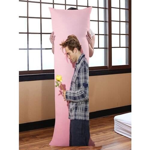 Robert Pattinson Dakimakura Hugging Body Pillow Case DIY Custom Throw Cushion Pillow Cover 7 Sizes