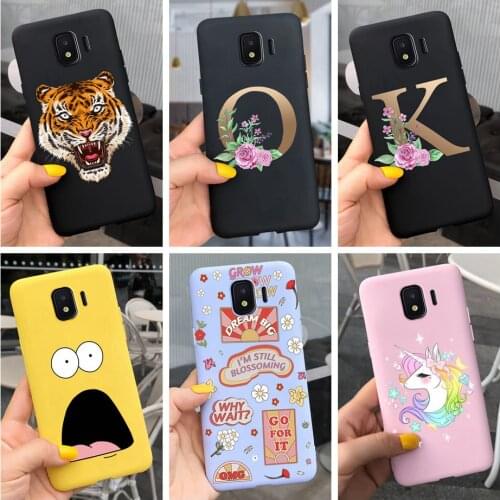 For Samsung Galaxy J2 Core Case Soft Silicone Cute Alphabet Unicorn Painted Cover For Samsung J2 Core 2018 SM-J260F/DS J260 Capa