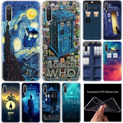 Box Doctor Who van gogh Soft Silicone Phone Case For Xiaomi Redmi Note 10 9S 8T 9 8 7 6 6A 7A 8A 9A 9C K20 K30 S2 Pro Shell Coqu