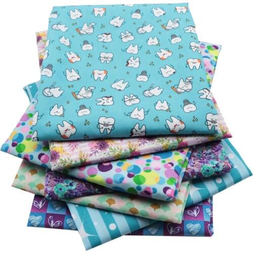David accessories Healthy Fruit 50*145cm Polyester & Cotton Fabric For Sewing DIY Clothes Quilting Tissue Kids Home,c11136