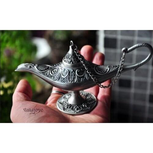 Decorate Russian Lamps craft decoration Silver tin classic Classical -ala-ddin LAMP Lucky wholesale factory