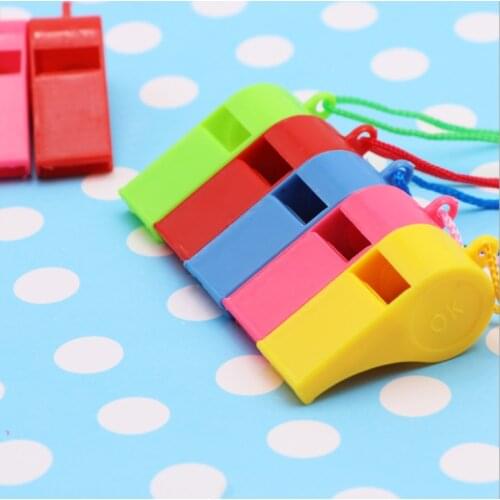 Childrens whistle Plastic Whistle With Lanyard for Boats, Raft,Party,Sports Games Emergency Survival All Brand New Items