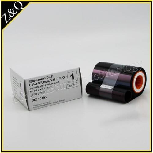 EDI DIC10193 color ribbon for use on EDI DCP360i card printer ribbon