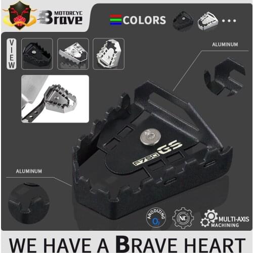 F750 F850 GS Foot Brake Lever Pedal Enlarge Extension Rear Brake Peg Pad Extender For BMW F750GS F850GS F 750 850 GS 2020 2021