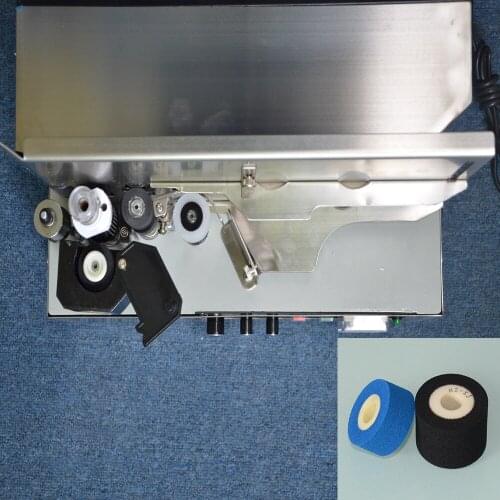 Hot sale hot ink roll coder manufacturers on pharmacy and food industry with 12pcs free hot ink roll