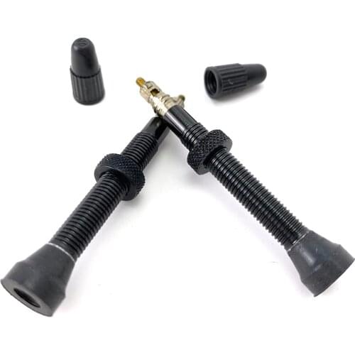 2 pcs 58MM ultralight bicycle tubeless tire valve for MTB Road bike high quality aluminum alloy bike tubeless FV valve