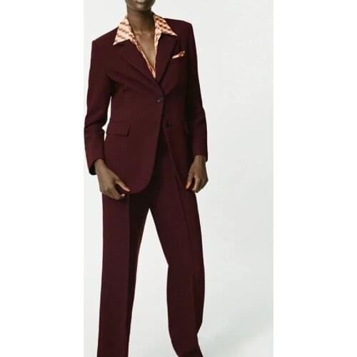 Женские осенние брючные костюмы Kumsvag China At AliExpress