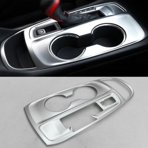 Left Hand Drive! Sliver Accessories Stainless Steel Gear Box Panel Cover 1pcs For Chevrolet Equinox 3rd Gen 2017 2018