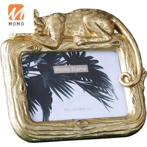 Metal Personality Creative Photo Frame 5 to 10-Inch Glass Photo Decorative Shadow Frame Support Customization Chinese Style Desk