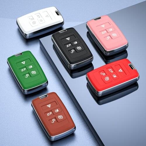 Soft TPU Key Case cover For Land Rover Range Rover Evoque Discovery Sport 5 2018 2019 2020